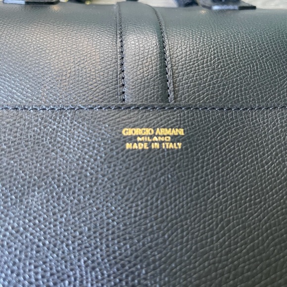 Armani handbag black New with all bags, Tags, n Certificate. - Picture 9 of 13